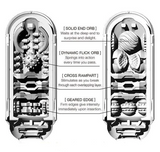 Tenga Flip Zero Black Male Masturbator (Flip-Open Sleeve) - TN380