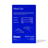 Dame Dip 2.0 Vibrator — Periwinkle, USB-C Rechargeable - DM1630