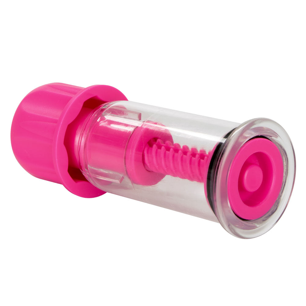 CalExotics Nipple Vacuum Twist Suckers — 2-Pack (Pink) - SE2645102