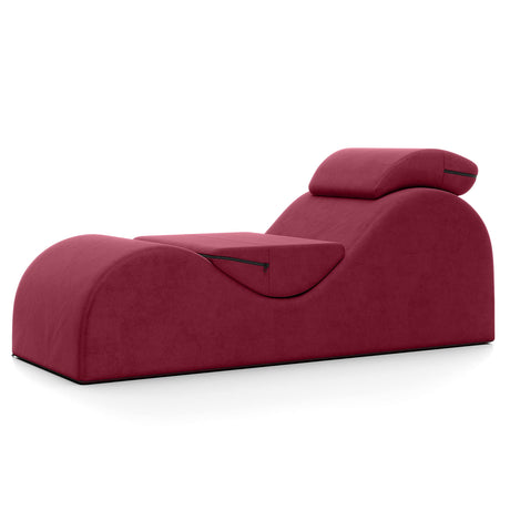 Liberator Esse Merlot Tantric Chair — Sculpted Positioning Chaise - L9876