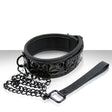 nsnovelties Sinful Black Adjustable Collar & Leash - NSN1222-13