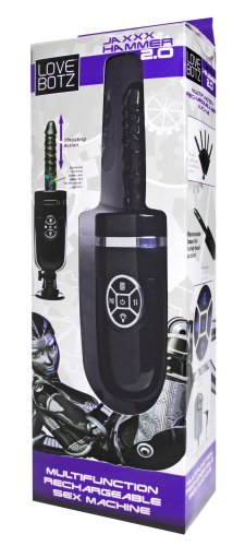 XR Brands Love Botz Jaxxx Hammer 2.0 Rechargeable Thrusting Sex Machine - LB-AE751