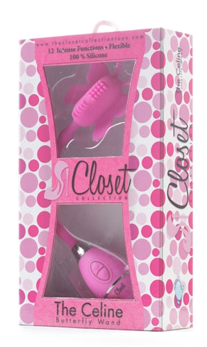 The Celine Butterfly Wand - Pink by The Closet Collection