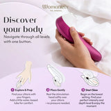 Womanizer Pro Clitoral Stimulator — Vibrant Pink - WZ6872