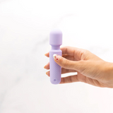 Emojibator Tiny Wand Vibrator — USB-Rechargeable, 4.64-inch - EM9622