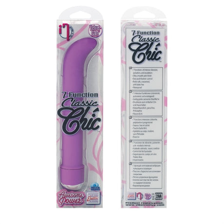 7 Function Classic Chic Standard G Vibe - Purple by CalExotics