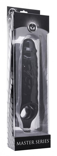 XR Brands Mamba Penis Extender Sleeve — Black - MS-AD425BLK