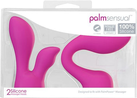 Palm Sensual Accessories - 2 Silicone Heads by BMS Factory
