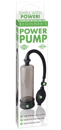 Pipedream Beginner Power Pump — Penis Pump, Smoke - PD3241-24