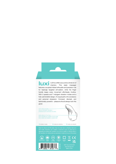 VeDO Luxi Clitoral Finger Vibe — Turquoise - VI-F2101
