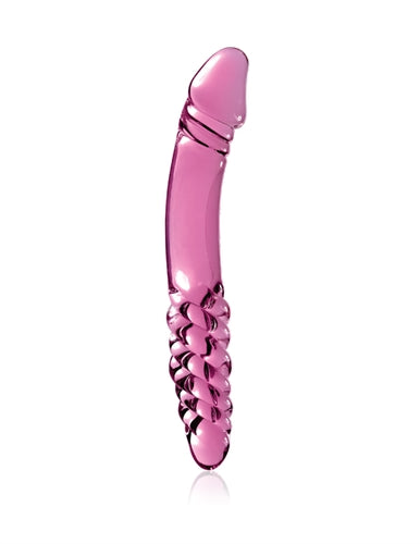 Pipedream Icicles Double-Ended Glass Massager — Pink, 9 in - PD2957-00