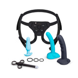 b-Vibe Strap-It-On Anal Training Kit — 8‑Piece Pegging Set - BV1814
