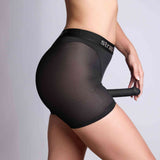 STRAP-ON-ME Halo Harness Lingerie — M, Black - SM8897