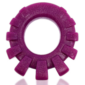Oxballs Cock-Lug Cockring — Liquid Platinum Silicone, Plum - OX-1922-PLM