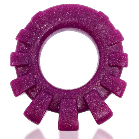 Oxballs Cock-Lug Cockring — Liquid Platinum Silicone, Plum - OX-1922-PLM