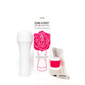 Clone-a-Willy Clone-A-Pussy+ Sleeve Kit — Hot Pink - BD2008