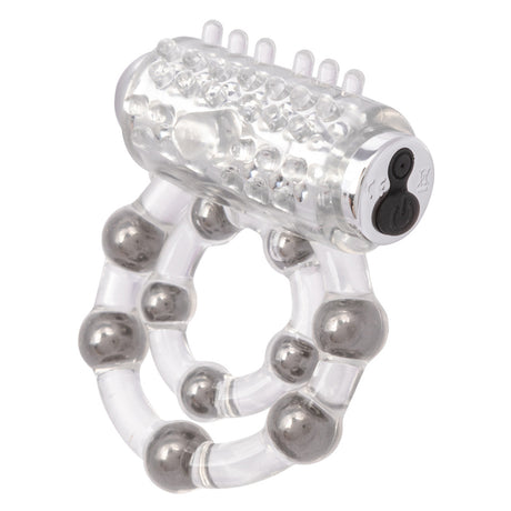 CalExotics Maximus Enhancement Ring — 10 Stroker Beads, Rechargeable - SE1456203