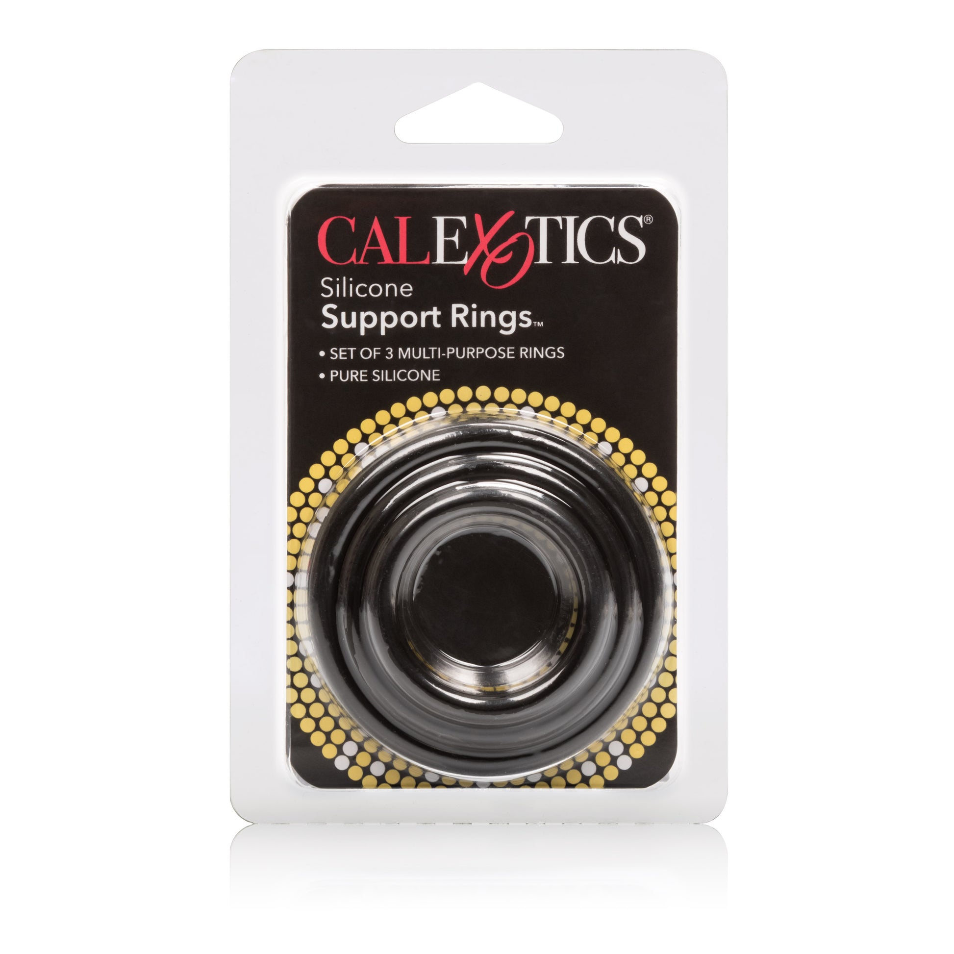 Silicone Support Rings - Black by CalExotics