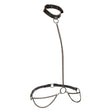 CalExotics Euphoria Plus-Size Chain Halter/Collar and Leash — Black - SE3101013