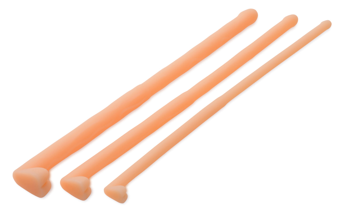 Master Series Dockers Silicone Urethral Sound Set - Flesh by XR Brands