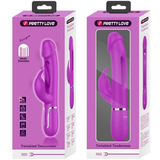 Pretty Love Twinkled Tenderness Kampas Rabbit Vibrator — Fuchsia - BW-500025