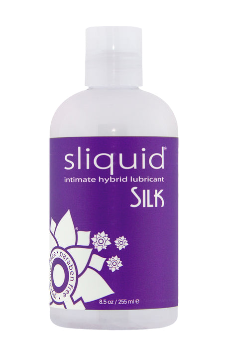 Sliquid Naturals Silk Hybrid Lubricant, 8.5 fl oz - SLIQ019