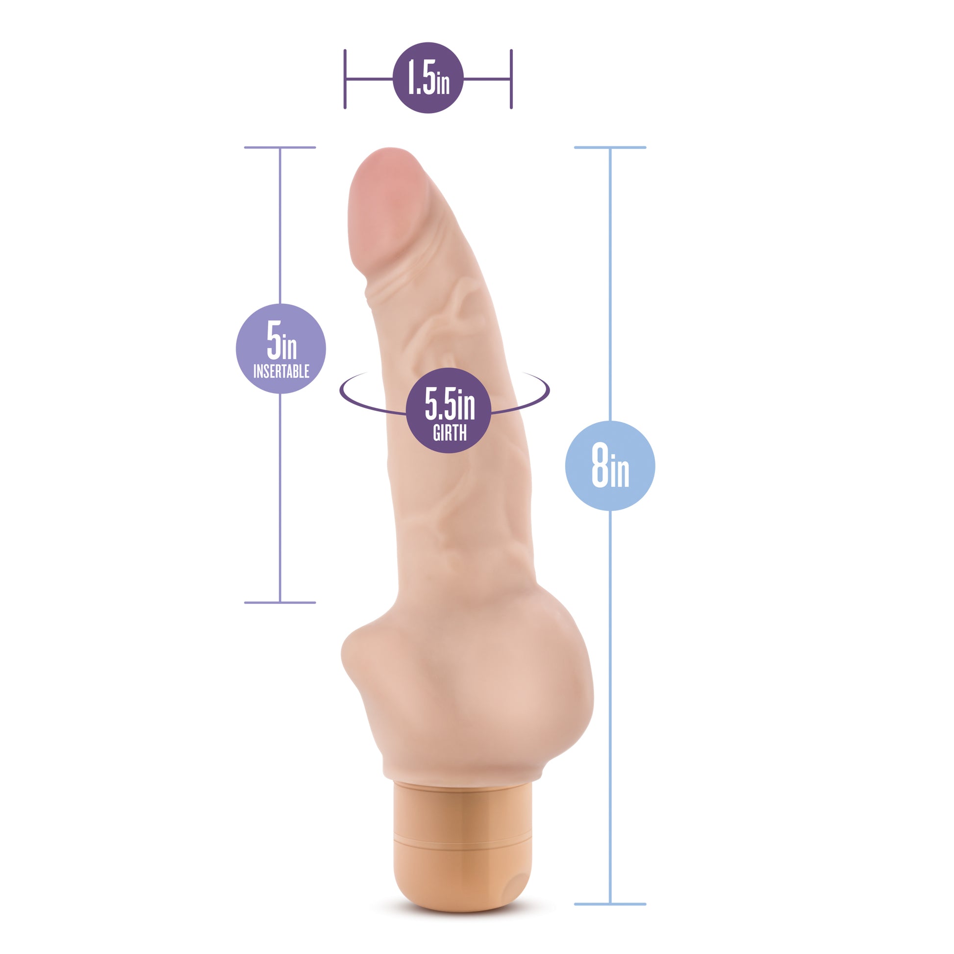 Dr. Skin - Cock Vibe #12 - Beige by Blush