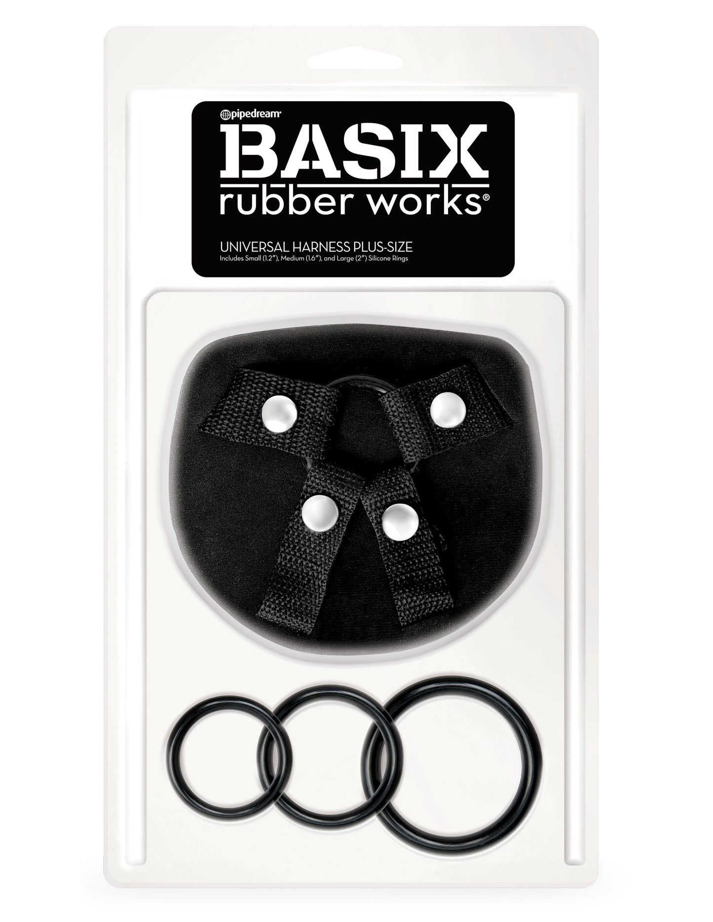Basix Rubber Works Universal Harness - Plus Size by Pipedream