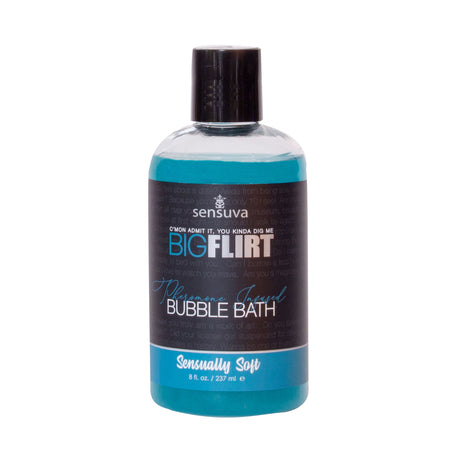 Sensuva Big Flirt Pheromone Bubble Bath — Cucumber Melon, 8 fl oz - SEN-VL619