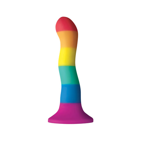"Colours - Wave - Pride Edition - 6 Inch Dildo - Rainbow NSN0408-07"