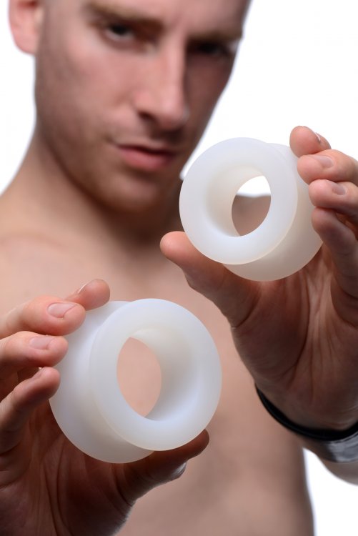 Stretch Master 2 Piece Training Silicone Ass Grommet Set by XR Brands
