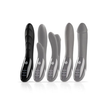 Mystim Sizzling Simon eStim Vibrator — 27 cm, Black - MY8721