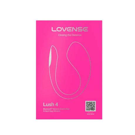 Lovense Lush 4 G-Spot Vibrator, App-Controlled — Pink - LS0456