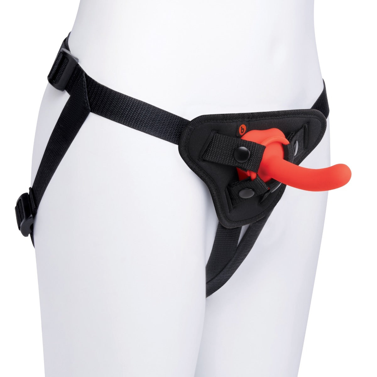 b-Vibe Beginners Strap-On Harness Set with 5" Silicone Dildo - BV5380