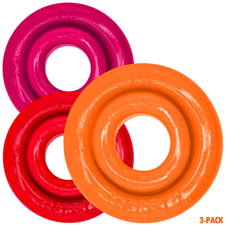 OXBALLS Rimringz Multi-Size 3-Pack — Fire Hots - OX8478
