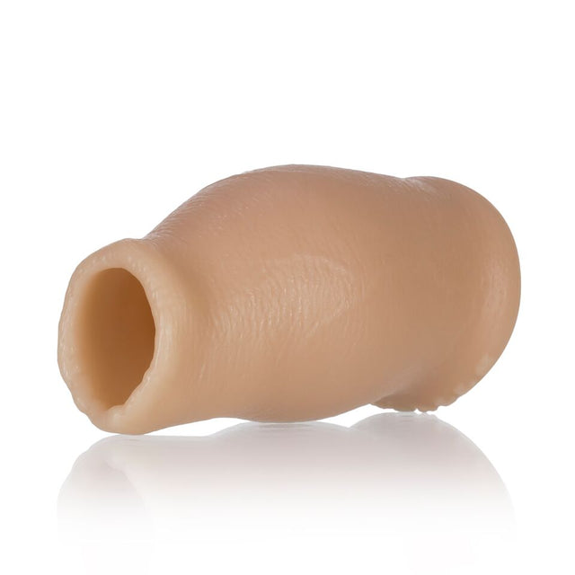 Oxballs Moreskin Hood — Pure Platinum Silicone Faux Foreskin, Light Tone (M/L) - OX-1353-LXL-L