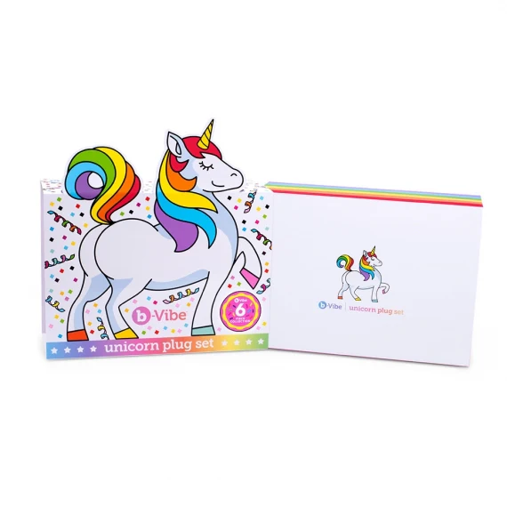 b-Vibe Unicorn Plug Limited Edition Set — 6-Piece - BV0847