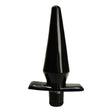 Trinity Men Vibrating Anal Plug — Black, Multi-Speed, 4.38 in - 811847015429