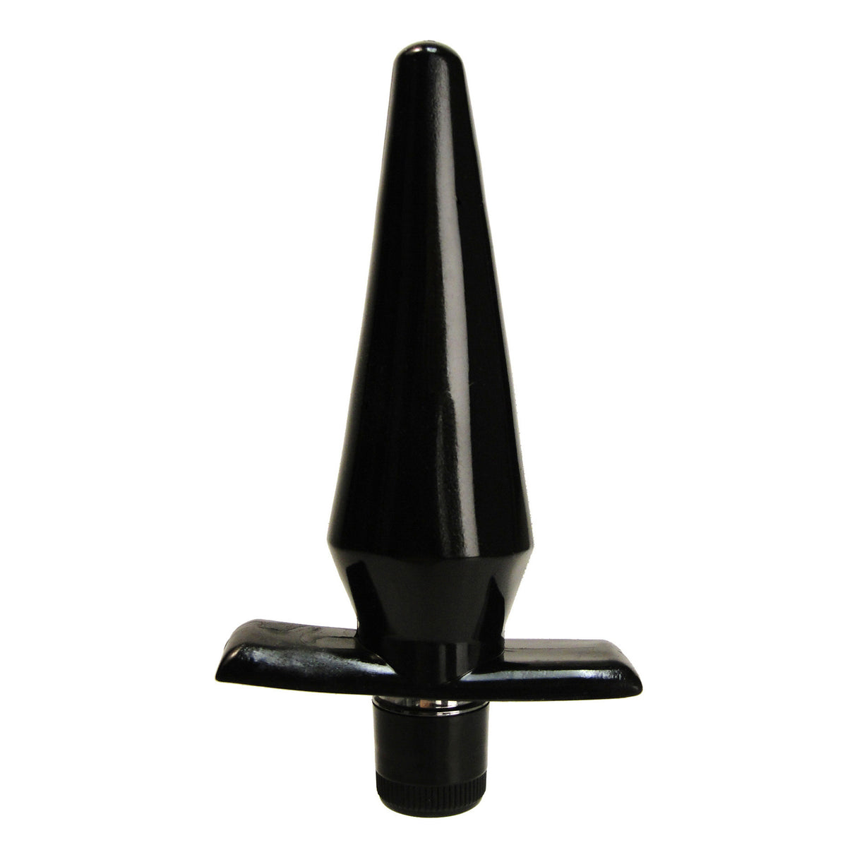 Trinity Men Vibrating Anal Plug — Black, Multi-Speed, 4.38 in - 811847015429