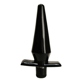 Trinity Men Vibrating Anal Plug — Black, Multi-Speed, 4.38 in - 811847015429