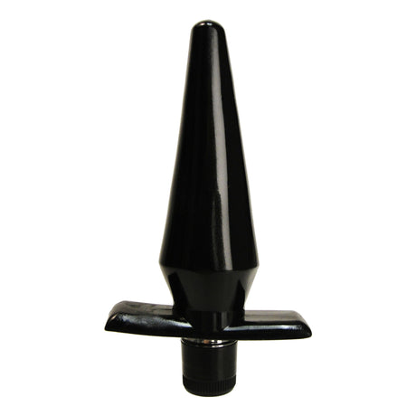 Trinity Men Vibrating Anal Plug — Black, Multi-Speed, 4.38 in - 811847015429
