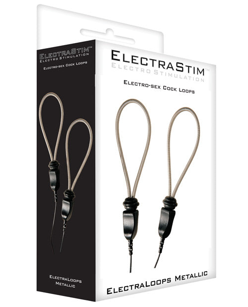 ElectraStim Accessory - Metallic Adjustable Cock Loops by ElectraStim