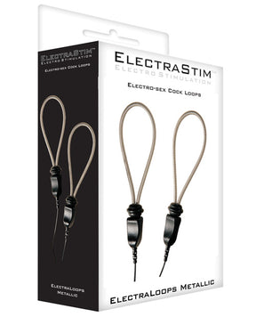 ElectraStim Accessory - Metallic Adjustable Cock Loops by ElectraStim
