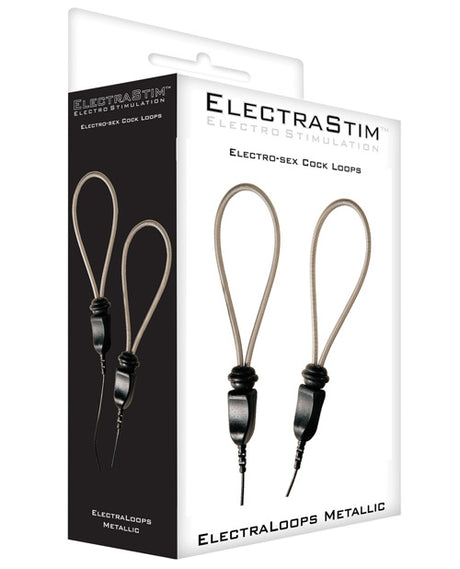 ElectraStim Accessory - Metallic Adjustable Cock Loops by ElectraStim