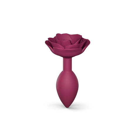 Love to Love Open Roses M Anal Plug — Plum Star, Silicone - LV2411