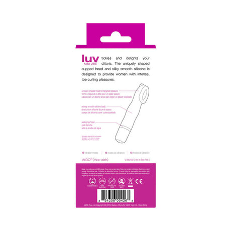 Luv Mini Vibe - Hot in Bed Pink by VeDO