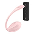 Satisfyer Ribbed Petal Connect Wearable Vibrator — Rose - SAT-4002774