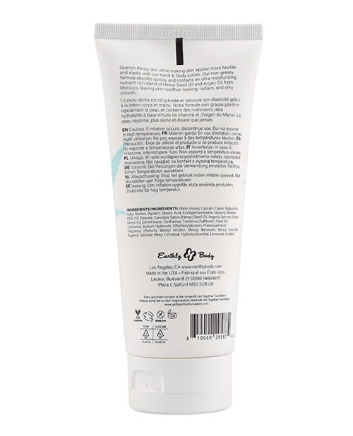 Earthly Body Hand & Body Lotion - 7 oz Tube Tropical Monoi by Earthly Body