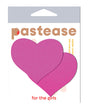 Pastease Basic Heart Black Light Reactive - Neon Pink O/S by Pastease
