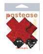 Pastease Color Changing Flip Sequins Cross - Red/Black O/S by Pastease